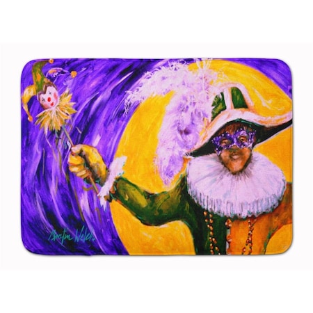 Carolines Treasures Mardi Gras Hey Mister Machine Washable Memory Foam Mat MW1109RUG